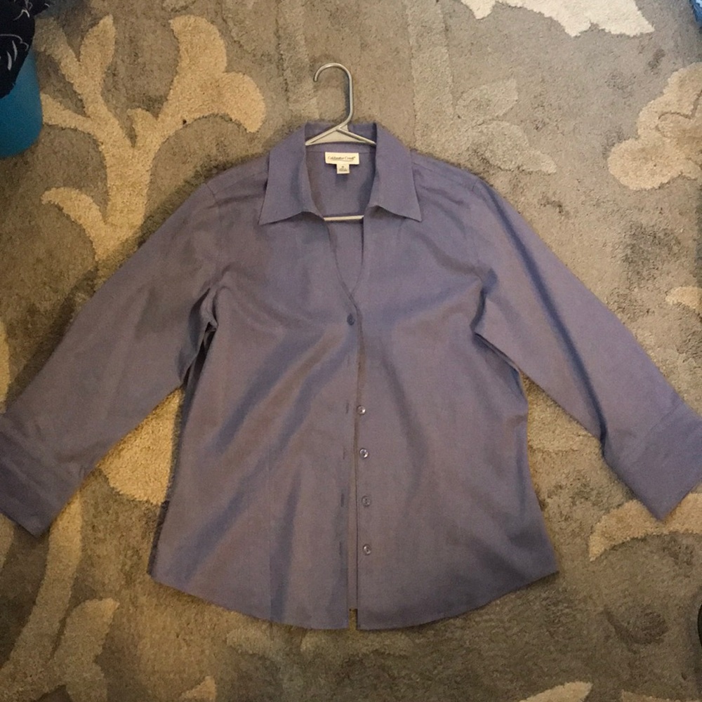 Women’s long sleeve purple shirt